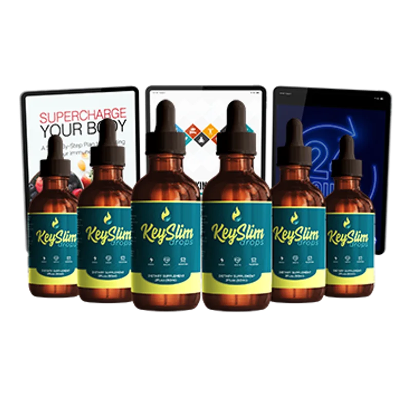 KeySlim Drops Natural Weight Management Formula — 6 Bottle / 180 Day Pack